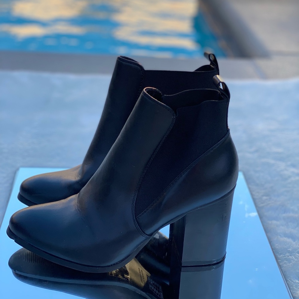 Black new ankle boots